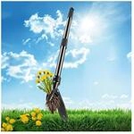 EASYmaxx Unkrautstecher 112cm silber/schwarz
