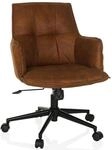 hjh LIVING Home Office B&uuml;rostuhl SOLAO LIFE Stoff mit Armlehnen