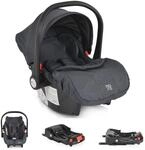Moni Babyschale Trio Set mit Isofixbasis Royal, i-Size (40 - 87cm) Adapter...