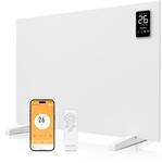 Brandson, Infrarotheizung 450 W mit App, Fernbedienung & Trockengestell, wei&szlig;