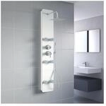 HOME DELUXE Duschpaneel mit Regendusche DIVE - Wei&szlig;