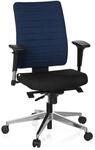 hjh OFFICE Profi B&uuml;rostuhl PRO-TEC 350 Stoff mit Armlehnen (h&ouml;henverstellbar)