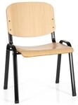 hjh OFFICE Vierfu&szlig;stuhl XT 600 SW H Holz