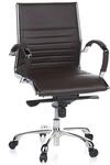 hjh OFFICE Profi Chefsessel PARMA 10 Leder mit Armlehnen
