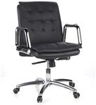 hjh OFFICE Profi Chefsessel VILLA 10 Leder mit Armlehnen