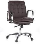 hjh OFFICE Profi Chefsessel VILLA 10 Leder mit Armlehnen