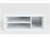 Prana - Lowboard, TV-Möbel, Sitzbank mit 1 quadratischen Fach und 2 breiten...