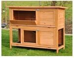 Nanook Kleintierstall Bommel 122 x 50 x 101 cm natur