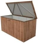 Duramax Metall Ger&auml;tebox Garten Aufbewahrungsbox Kissenbox 1450 l, 195 x 91 x 94 cm
