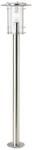 BRILLIANT Lampe York Au&szlig;enstandleuchte edelstahl 1x A60, E27, 40W, geeignet f&uuml;r