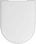 Hamberger WC-Sitz Toilettensitz Tube SoftClose wei&szlig; Scharnier Edelstahl - 519740