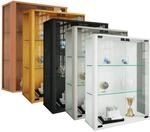 VCM Glasvitrine h&auml;ngend Vitrine Glas mit ESG-Sicherheitsglas Ma&szlig;e: H. 80 x B.