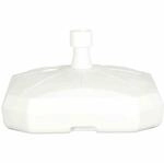 ENNE PLASTICA Schirmst&auml;nder 50 Liter, bef&uuml;llbar, mit Rolle, wei&szlig; Polyethylen-HD,