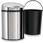 Badabfalleimer 9L mit Sensor-INOX