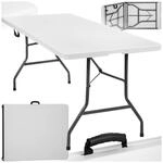 tectake&reg; Campingtisch, klappbar, hohe Belastbarkeit, 183 x 76 x 74 cm