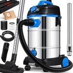 Masko&reg; Industriestaubsauger Staubsauger Nass Trocken Sauger Edelstahl max. 1800W