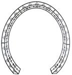 Rosenbogen LAMOS oval, Metall