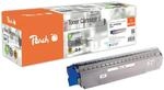 Peach O4405 Toner XL cy ersetzt OKI 44059255 f&uuml;r z.B. OKI MC 861 CDTN, OKI MC 861