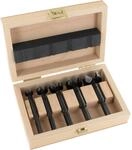 FAMAG Bormax 2,0 WS-Forstnerbohrersatz 5-teilig D=15,20,25,30,35mm im Holzkasten