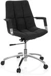 hjh OFFICE Home Office B&uuml;rostuhl SARANTO Stoff mit Armlehnen