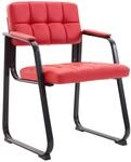 CLP Besucherstuhl gepolstert ergonomisch Canada, mit Armlehne und Stoffbezug,