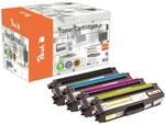 Peach B321 4 Toner (bk, c/m/y) ersetzt Brother TN-321 f&uuml;r z.B. Brother DCPL...