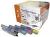 Peach O4446/4449 4 Toner XL (bk, c/m/y) ersetzt OKI 44469722-9804 für z.B. OKI...