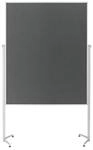 magnetoplan Moderationstafel evolution plus, einteilig - Filz grau