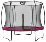 EXIT Silhouette Trampolin + Sicherheitsnetz 244 (8ft)Rosa