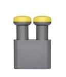 Humax Quad-Monoblock-LNB, 2 Satelliten 4 Teilnehmer, 0,1 dB Rauschma&szlig;