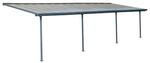 Palram Canopia Feria Terrassen&uuml;berdachung anthrazit 850x295x260-305 in cm (LxBxH)