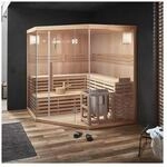HOME DELUXE Traditionelle Sauna SKYLINE BIG XL - 200 x 200 cm f&uuml;r 6 Personen