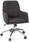 hjh OFFICE Home Office B&uuml;rostuhl SHAKE 350 Stoff mit Armlehnen