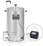 Brauheld Pro Maischekessel 3300W 45L 30-100&deg;C Umw&auml;lzpumpe Edelstahl 45 Liter