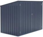 Metall M&uuml;lltonnenbox anthrazit, 172x100x131 cm