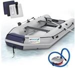 ArtSport Schlauchboot 3,80 m mit 2 Sitzb&auml;nke, Aluboden, Paddel, Pumpe, Tasche &