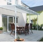 Gutta 4293106 Terrassen&uuml;berdachung wei&szlig;, 426 x 306 cm