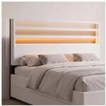 Juskys Polsterbett Lyon 180x200 cm mit Lattenrost, Bettkasten & LED Beleuchtung -