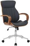 CLP B&uuml;rostuhl ergonomisch Melilla, H&ouml;henverstellbar und Drehbar, mit kippbarer