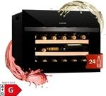 Vinsider 24 Built-In Uno Weink&uuml;hlschrank Einbauger&auml;t 1 Zone 24 Fl