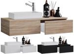 VCM 2-tlg Set Waschplatz f&uuml;r G&auml;ste WC G&auml;stebad Waschtisch Toilette 