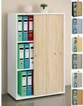 VCM Aktenschrank mit Schiebet&uuml;ren Lona 3 F&auml;cher