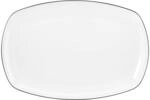Seltmann Weiden Servierplatte Lido Black Line 35 x 24 cm