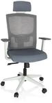 hjh OFFICE Profi B&uuml;rostuhl CAPTIVO BASE W Stoff / Netzstoff mit Armlehnen