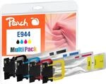 Peach E944 4 Druckerpatronen (bk, c/m/y) ersetzt Epson No. 944, T9441, T9442, T9443,