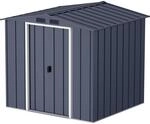 Duramax Metall Gartenhaus 202x174 Ger&auml;teschuppen Garten Ger&auml;tehaus Schiebet&uuml;ren,