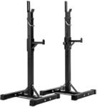 tectake&reg; Langhantelablage, multifunktional, seitliche Ablage 6-fach