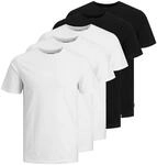 JJEORGANIC BASIC TEE O-NECK 5PK Herren T-Shirt