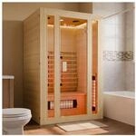 Artsauna Infrarotkabine Nyborg S120V Vollspektrumstrahler & Ambiente LED Beleuchtung