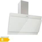 Aurica 90 Dunstabzugshaube 90cm 607 m&sup3;/h LED Touch Glas wei&szlig;